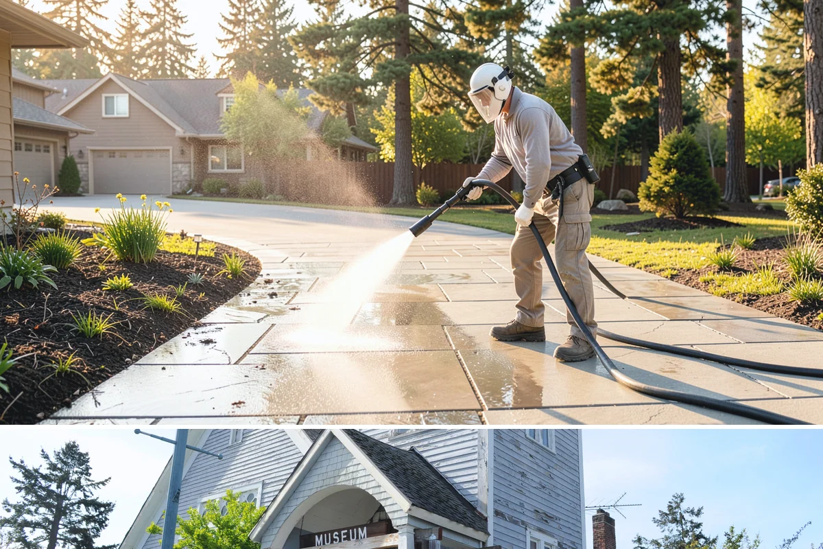 Wood Restoration in Steilacoom, Pierce County, WA - Restore wood in late spring or summer so the brightened surface can dry and then be sealed within the same dry window.
