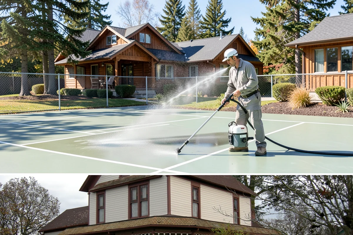 Wood Restoration in Sumner, Pierce County, WA - Restore wood in late spring or summer so the brightened surface can dry and then be sealed within the same dry window.