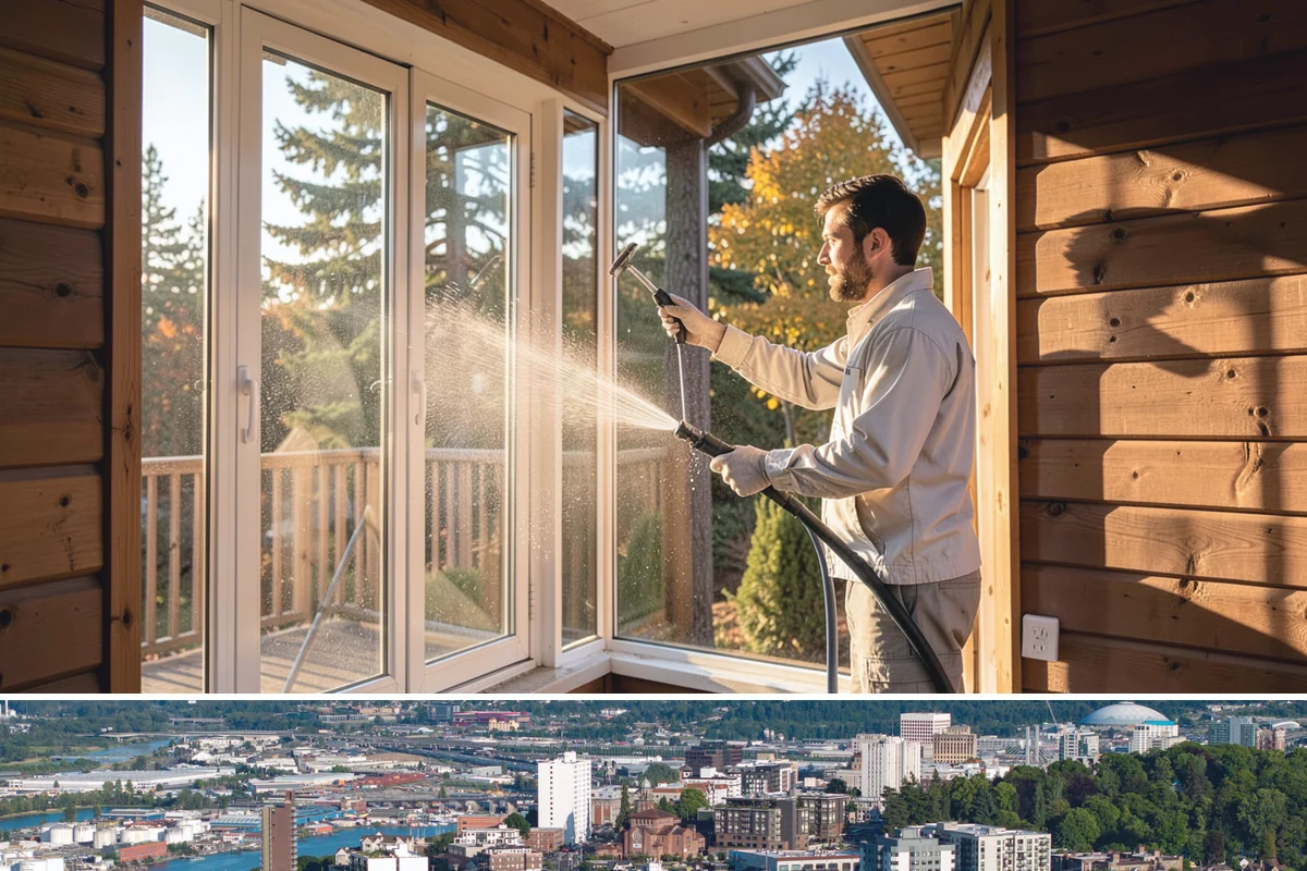 Wood Restoration in Tacoma, Pierce County, WA - Restore wood in late spring or summer so the brightened surface can dry and then be sealed within the same dry window.