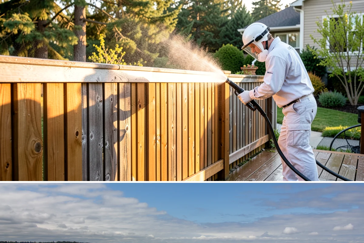 Wood Restoration in University Place, Pierce County, WA - Restore wood in late spring or summer so the brightened surface can dry and then be sealed within the same dry window.