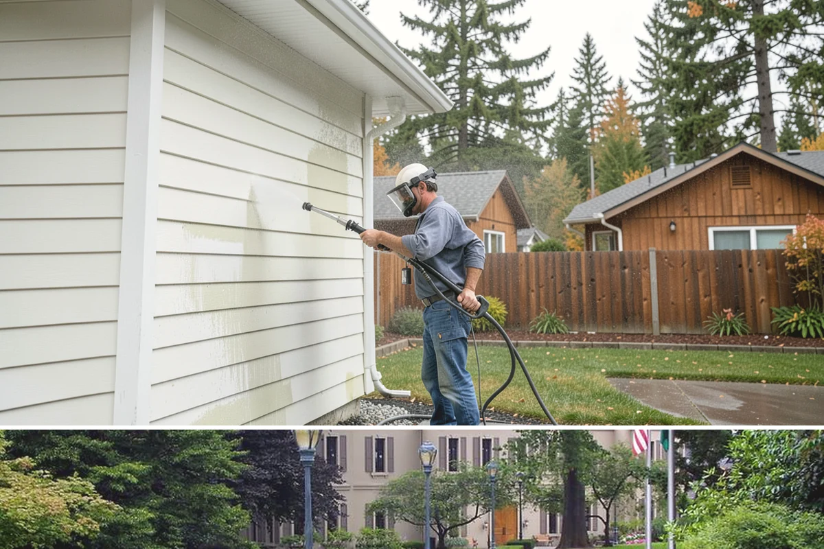 Wood Restoration in Woodinville, King County, WA - Restore wood in late spring or summer so the brightened surface can dry and then be sealed within the same dry window.