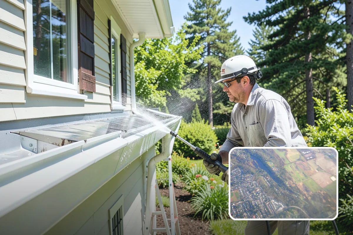 Wood Siding Washing in Algona, King County, WA - Cleans without raising or splintering the grain