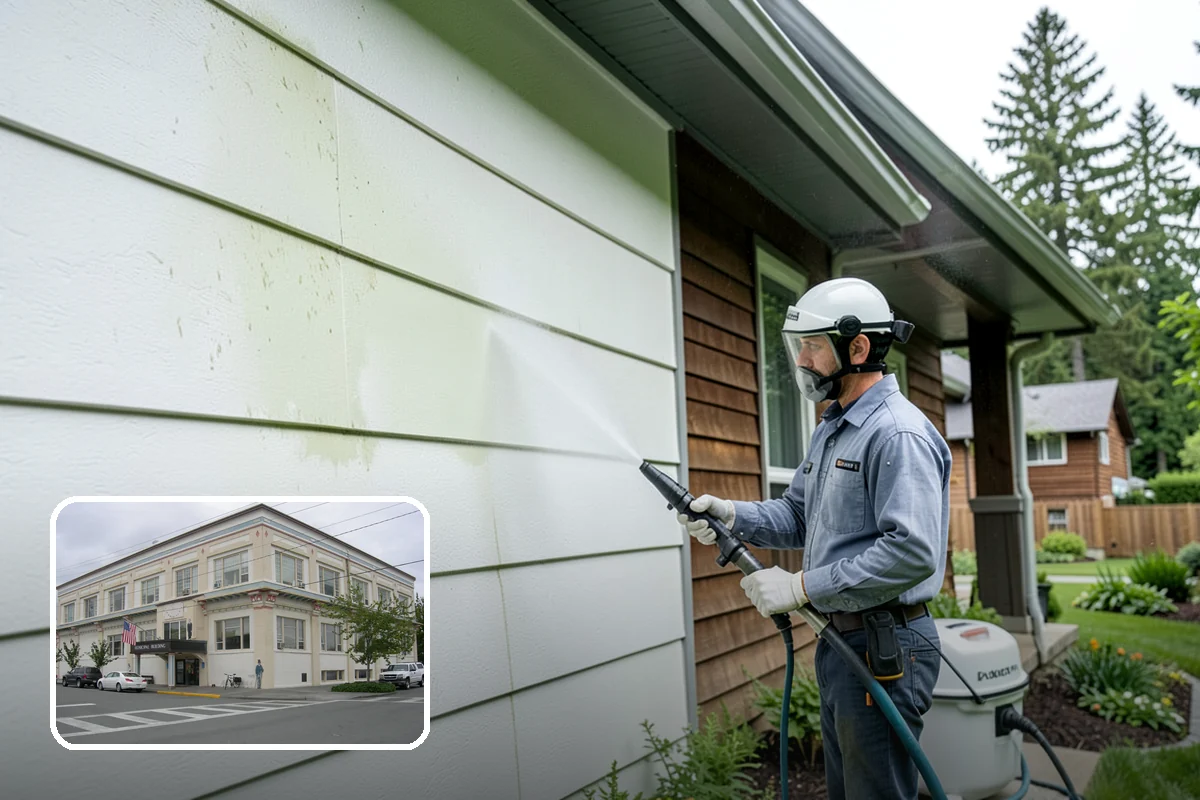 Wood Siding Washing in Anacortes, Skagit County, WA - Cleans without raising or splintering the grain