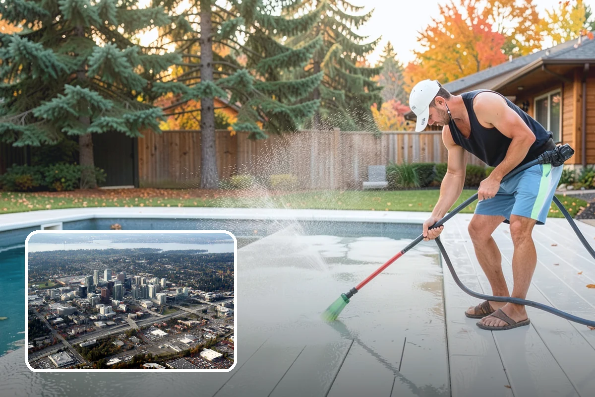 Wood Siding Washing in Bellevue, King County, WA - Cleans without raising or splintering the grain