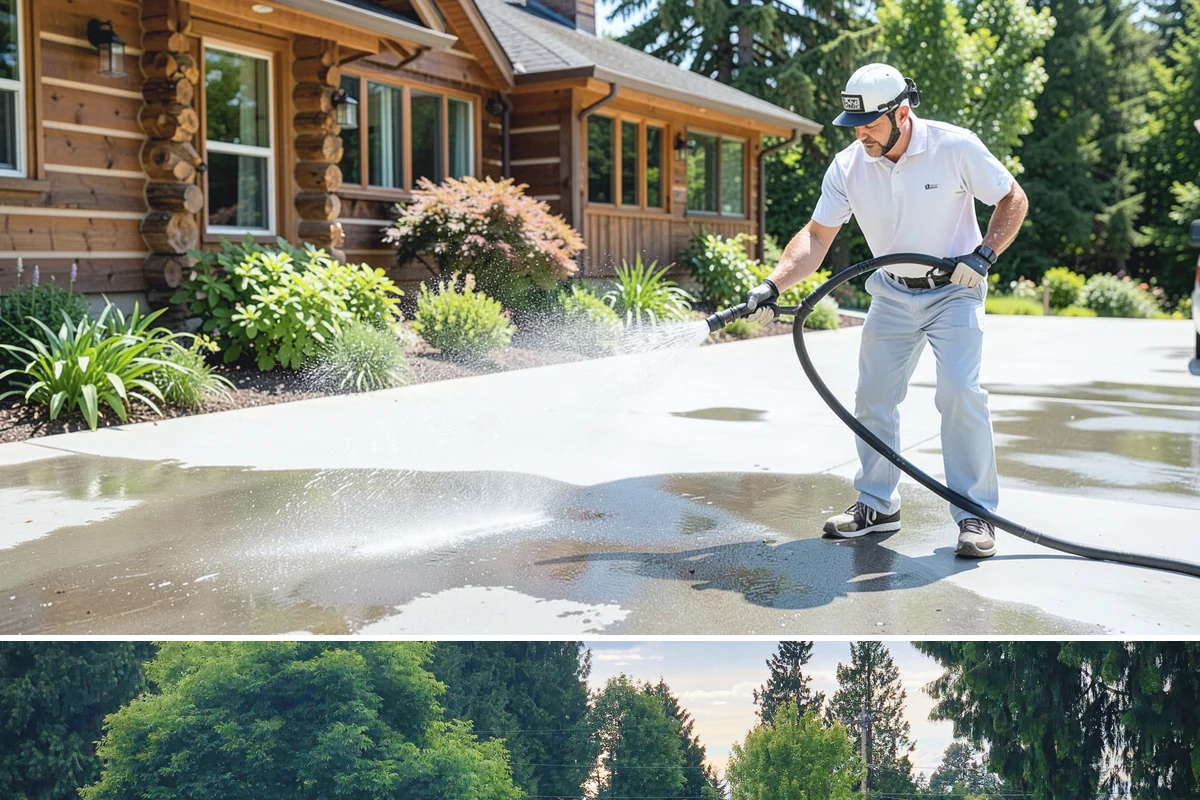 Wood Siding Washing in Bonney Lake, Pierce County, WA - Late spring through summer offers the dry days wood needs to fully cure before any sealer is applied.