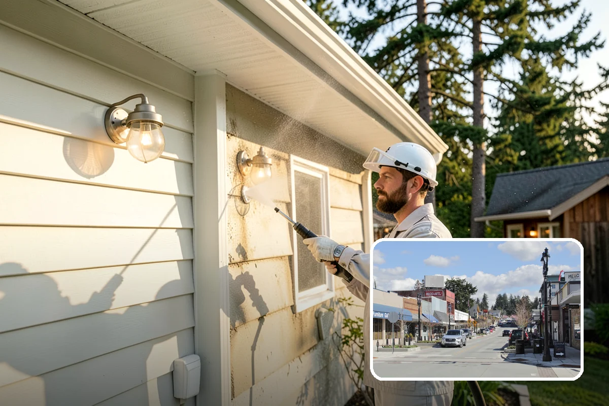Wood Siding Washing in Bothell, King County, WA - Cleans without raising or splintering the grain
