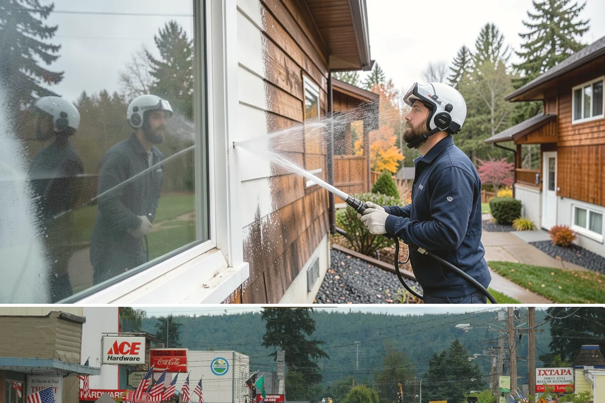 Wood Siding Washing in Carnation, King County, WA - Late spring through summer offers the dry days wood needs to fully cure before any sealer is applied.