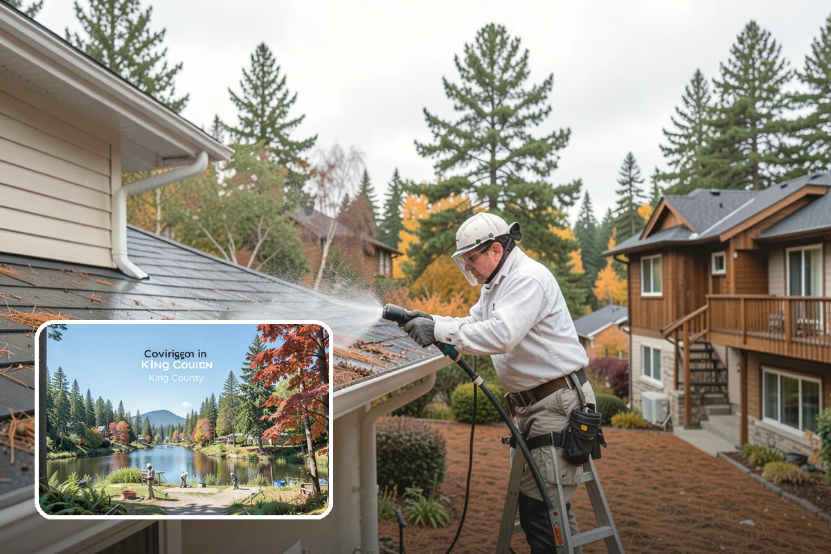 Wood Siding Washing in Covington, King County, WA - Cleans without raising or splintering the grain