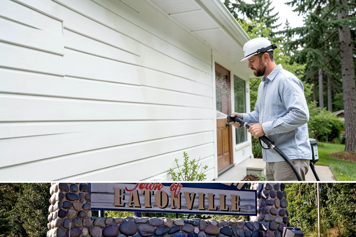 Wood Siding Washing in Eatonville, Pierce County, WA - Late spring through summer offers the dry days wood needs to fully cure before any sealer is applied.