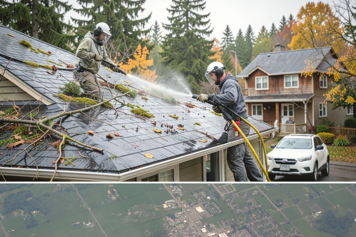 Wood Siding Washing in Enumclaw, King County, WA - Late spring through summer offers the dry days wood needs to fully cure before any sealer is applied.