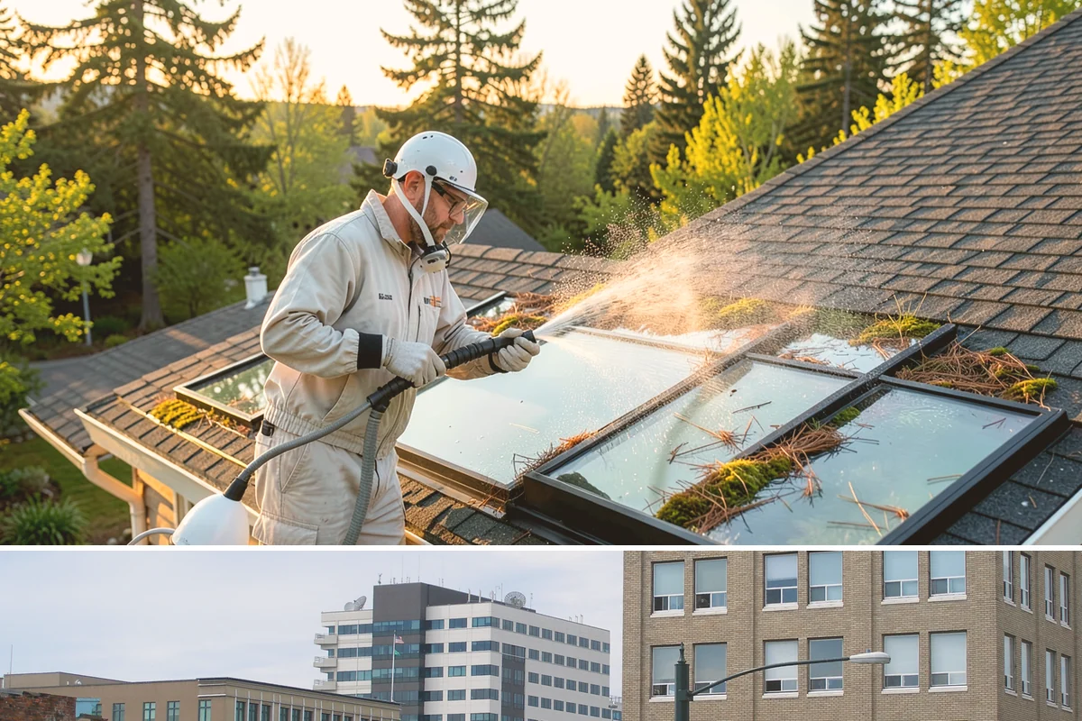 Wood Siding Washing in Everett, Snohomish County, WA - Late spring through summer offers the dry days wood needs to fully cure before any sealer is applied.