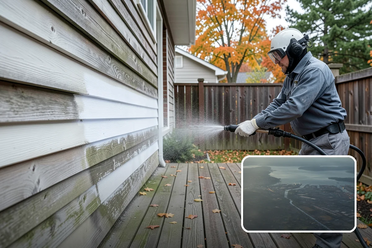 Wood Siding Washing in Fife, Pierce County, WA - Cleans without raising or splintering the grain