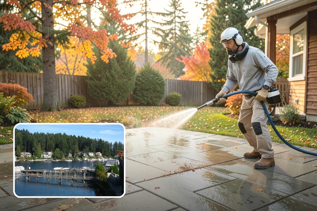 Wood Siding Washing in Gig Harbor, Pierce County, WA - Cleans without raising or splintering the grain