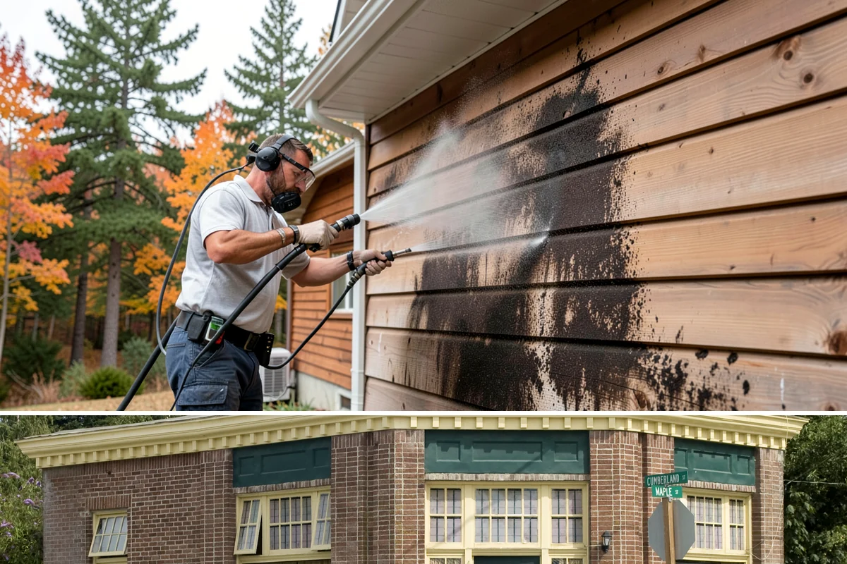 Wood Siding Washing in Hamilton, Skagit County, WA - Late spring through summer offers the dry days wood needs to fully cure before any sealer is applied.