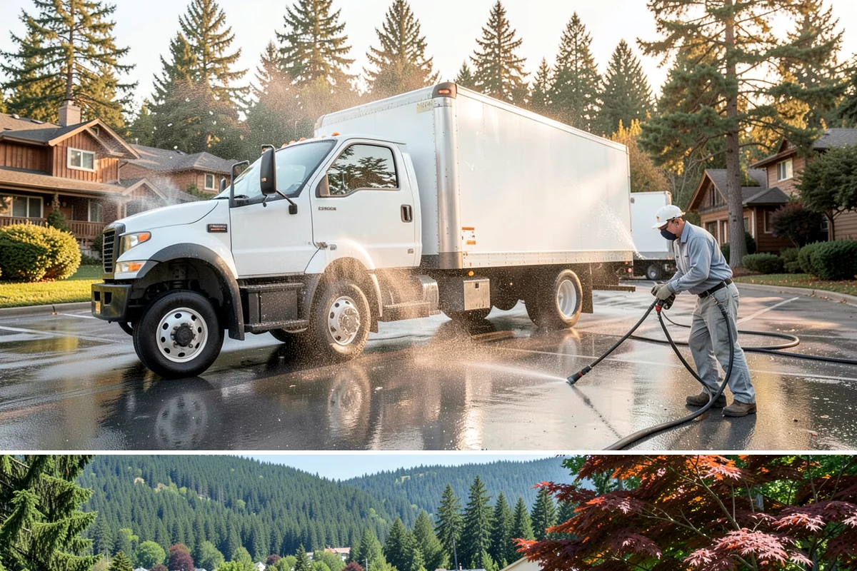 Wood Siding Washing in Index, Snohomish County, WA - Late spring through summer offers the dry days wood needs to fully cure before any sealer is applied.