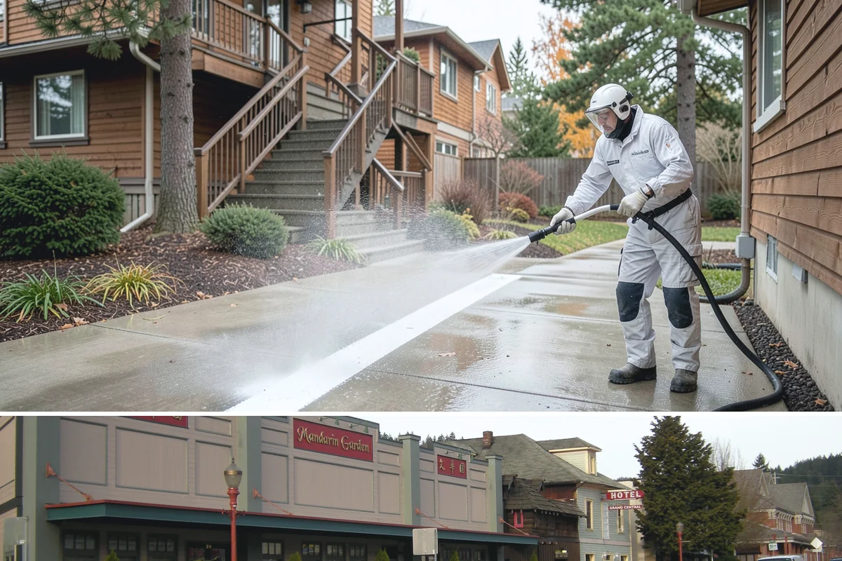 Wood Siding Washing in Issaquah, King County, WA - Late spring through summer offers the dry days wood needs to fully cure before any sealer is applied.