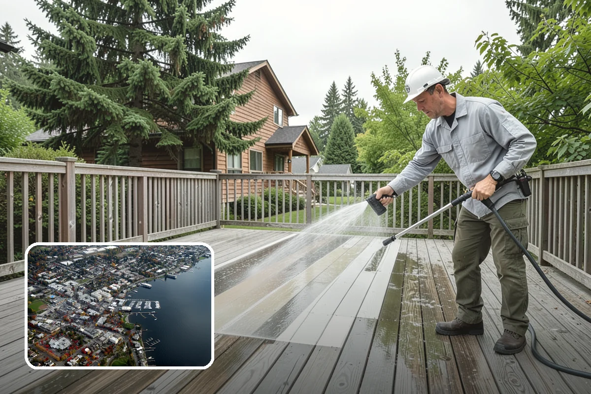 Wood Siding Washing in Kirkland, King County, WA - Cleans without raising or splintering the grain