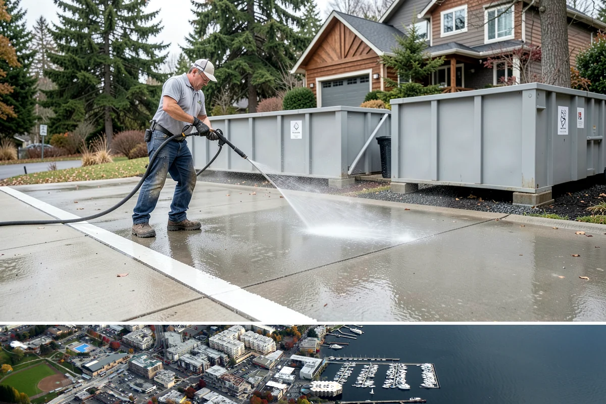 Wood Siding Washing in Kirkland, King County, WA - Late spring through summer offers the dry days wood needs to fully cure before any sealer is applied.