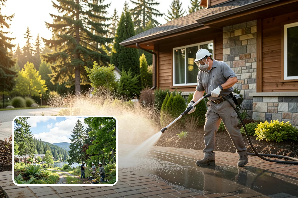 Wood Siding Washing in Lake Forest Park, King County, WA - Cleans without raising or splintering the grain