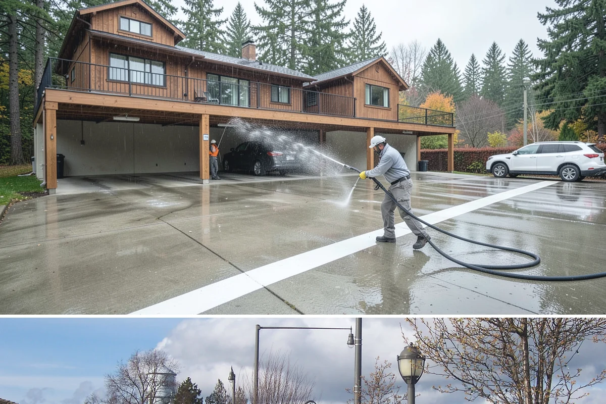 Wood Siding Washing in Marysville, Snohomish County, WA - Late spring through summer offers the dry days wood needs to fully cure before any sealer is applied.