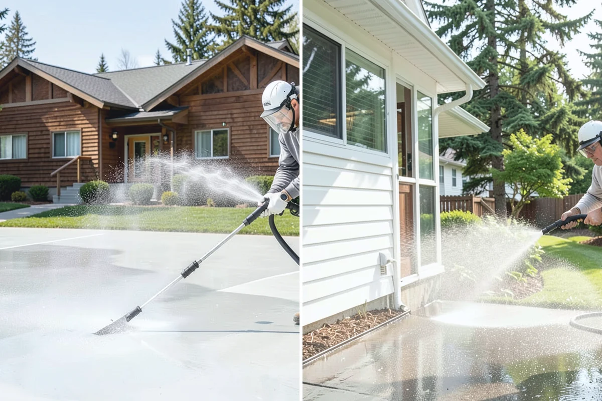 Wood Siding Washing in Medina, King County, WA - Assess the wood for soft spots and finish condition