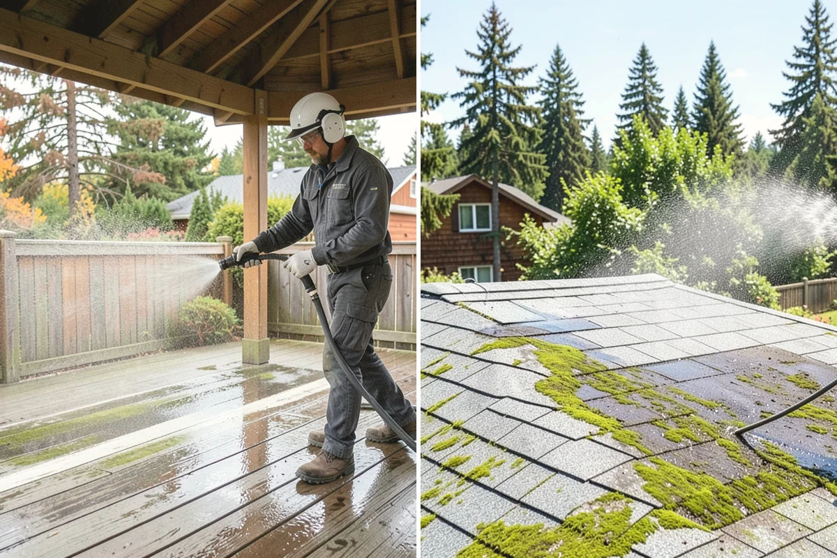 Wood Siding Washing in Mercer Island, King County, WA - Assess the wood for soft spots and finish condition