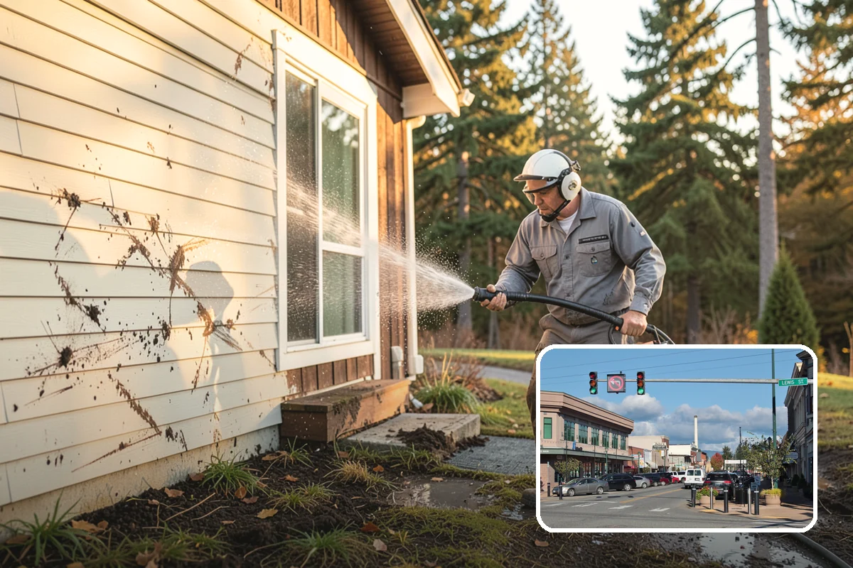 Wood Siding Washing in Monroe, Snohomish County, WA - Cleans without raising or splintering the grain