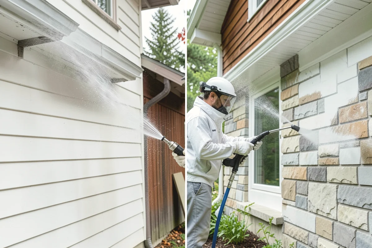 Wood Siding Washing in North Bend, King County, WA - Assess the wood for soft spots and finish condition