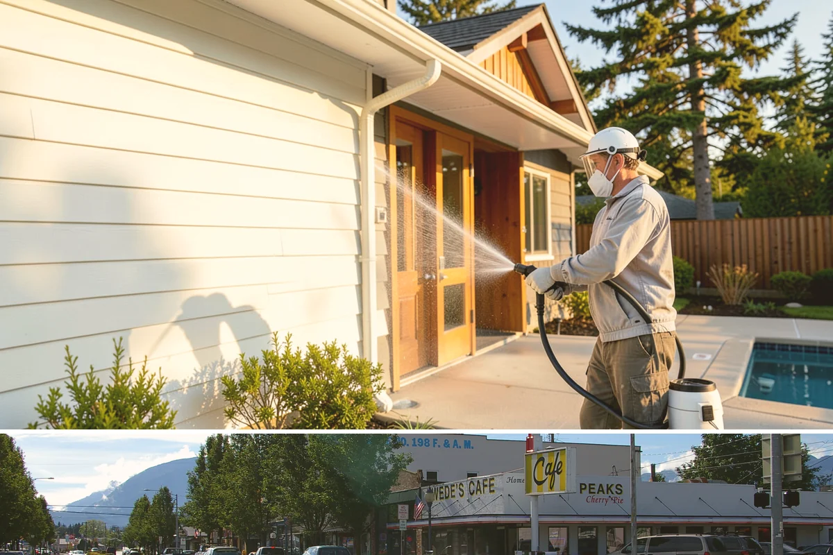 Wood Siding Washing in North Bend, King County, WA - Late spring through summer offers the dry days wood needs to fully cure before any sealer is applied.