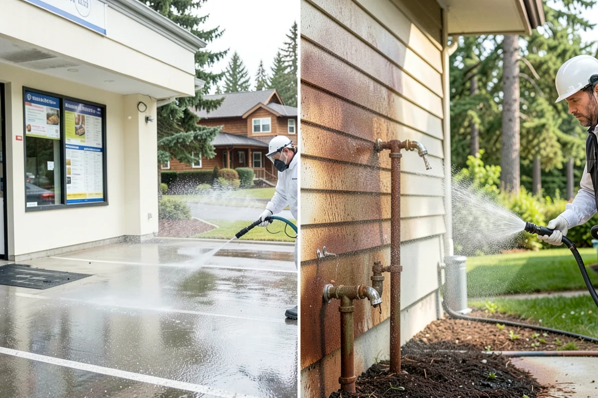 Wood Siding Washing in Pacific, King County, WA - Assess the wood for soft spots and finish condition