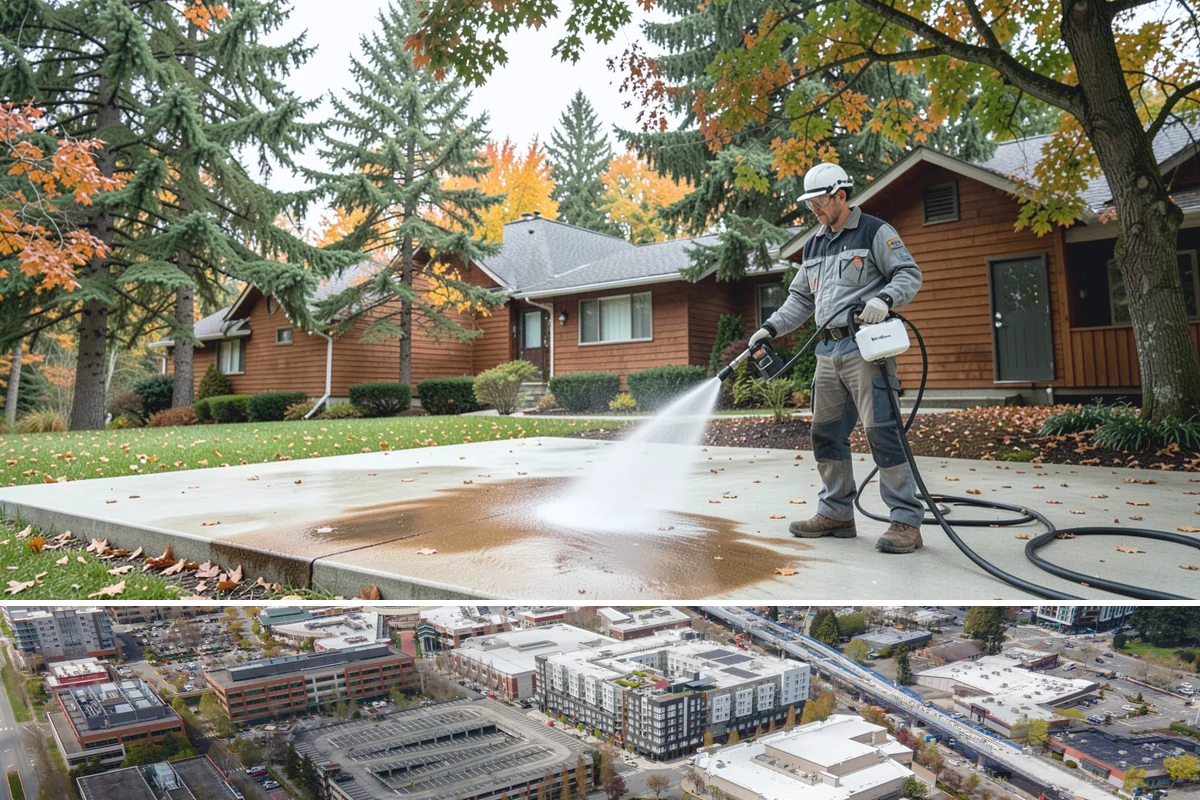 Wood Siding Washing in Redmond, King County, WA - Late spring through summer offers the dry days wood needs to fully cure before any sealer is applied.