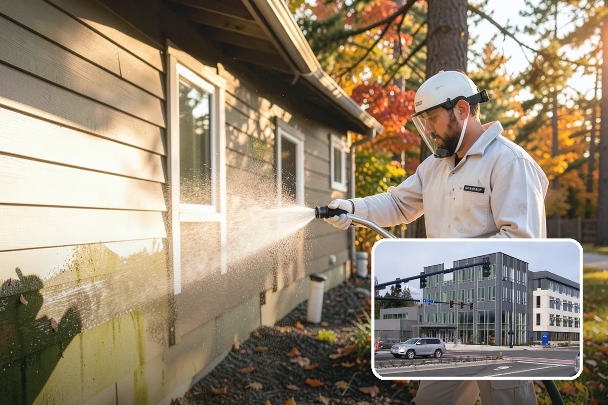 Wood Siding Washing in Shoreline, King County, WA - Cleans without raising or splintering the grain