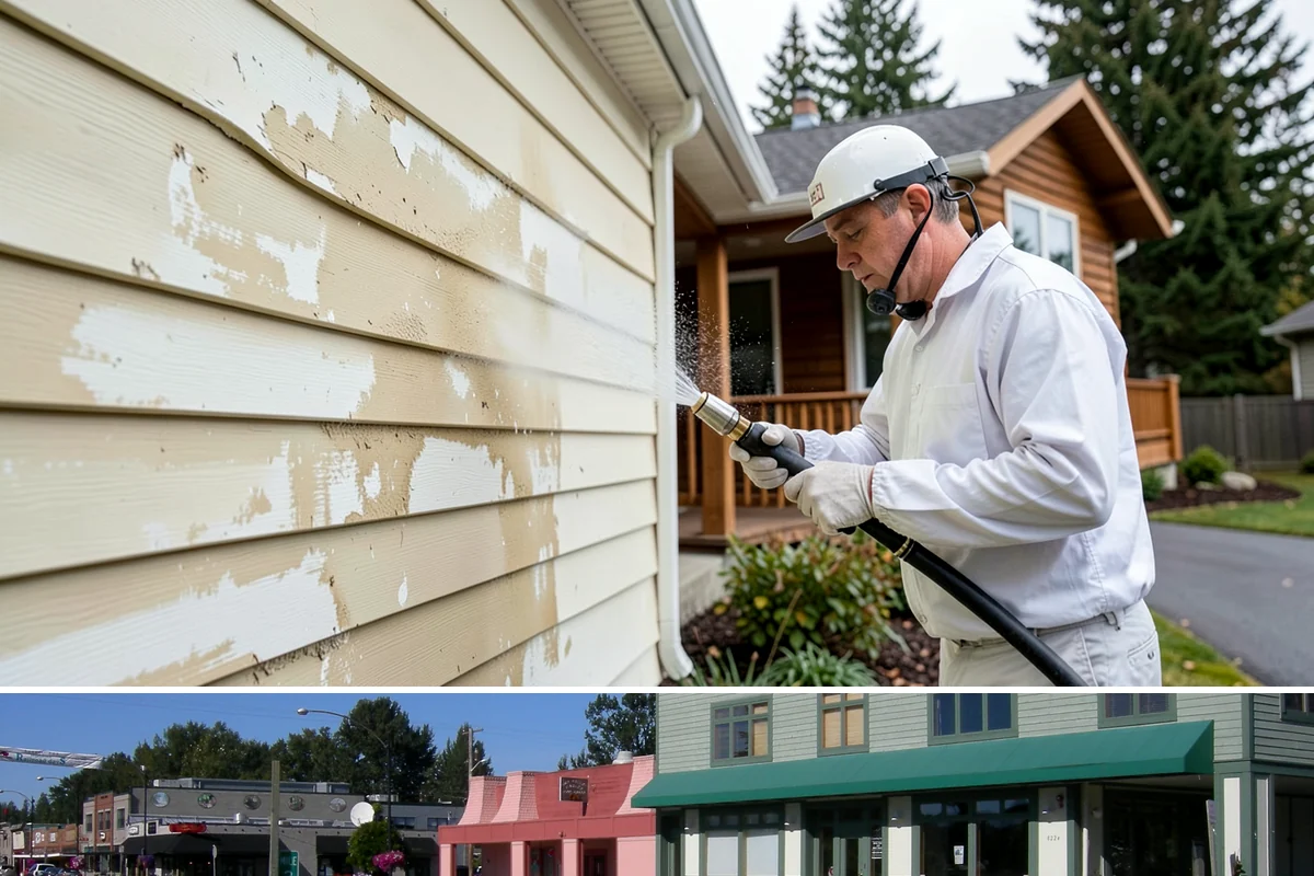 Wood Siding Washing in Snoqualmie, King County, WA - Late spring through summer offers the dry days wood needs to fully cure before any sealer is applied.