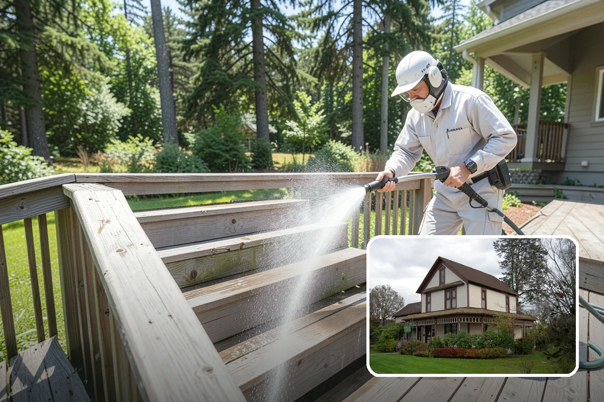 Wood Siding Washing in Sumner, Pierce County, WA - Cleans without raising or splintering the grain