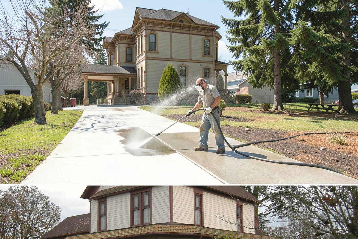 Wood Siding Washing in Sumner, Pierce County, WA - Late spring through summer offers the dry days wood needs to fully cure before any sealer is applied.