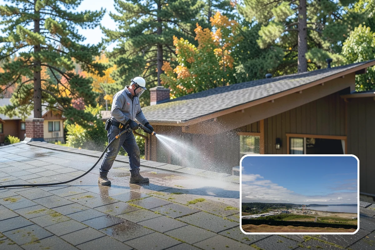 Wood Siding Washing in University Place, Pierce County, WA - Cleans without raising or splintering the grain
