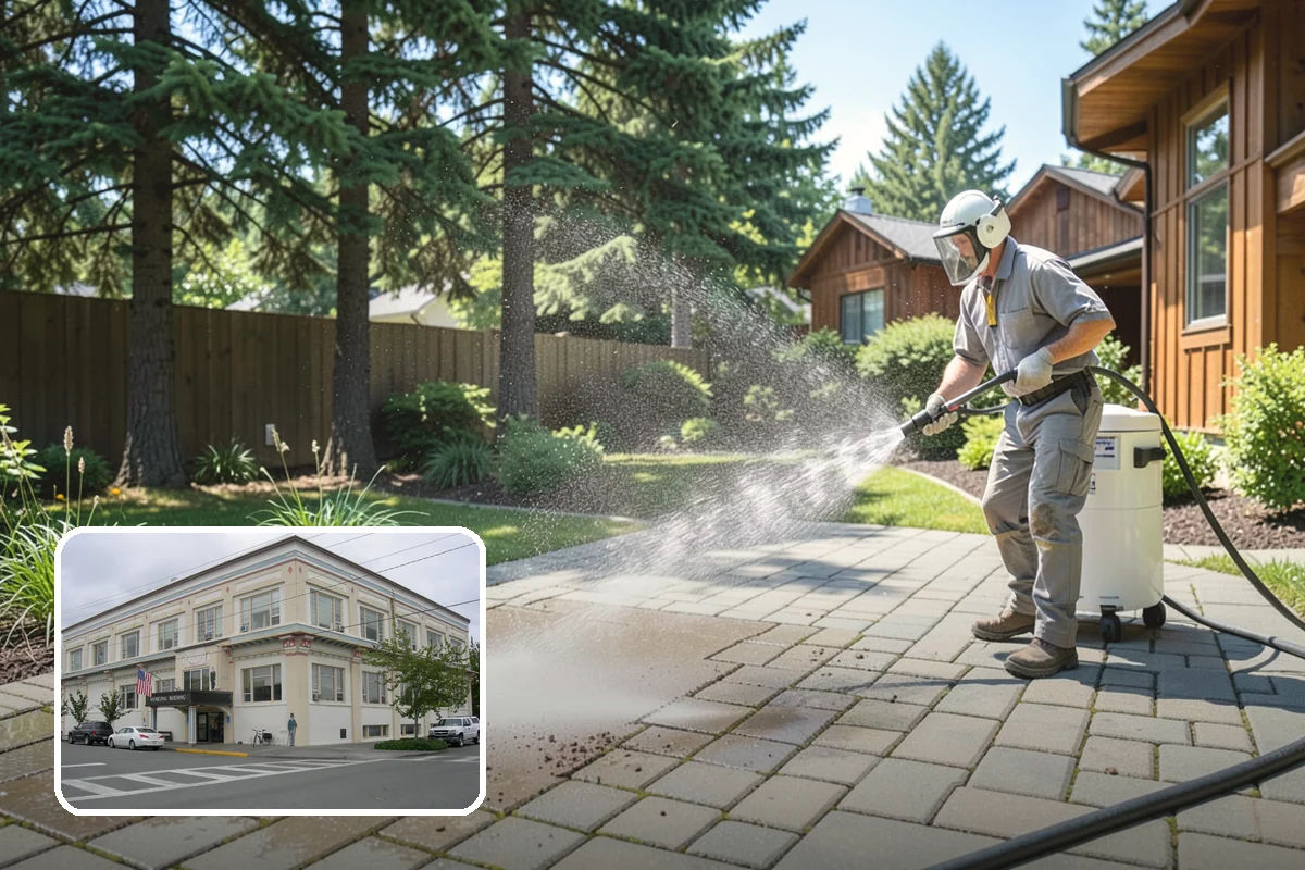 Wood Surface Cleaning in Anacortes, Skagit County, WA - Removes mildew and surface graying from wood