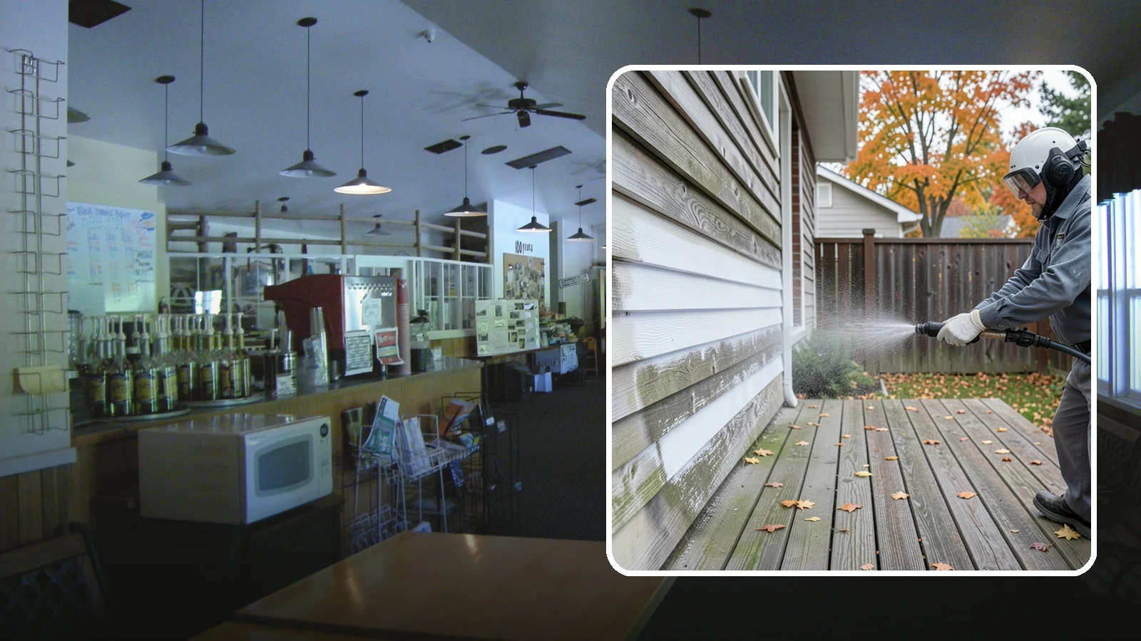 Wood Surface Cleaning in Black Diamond, King County, WA - Soft, wood-safe cleaning of siding, decks, and wood features that removes mildew and graying without splintering the grain.