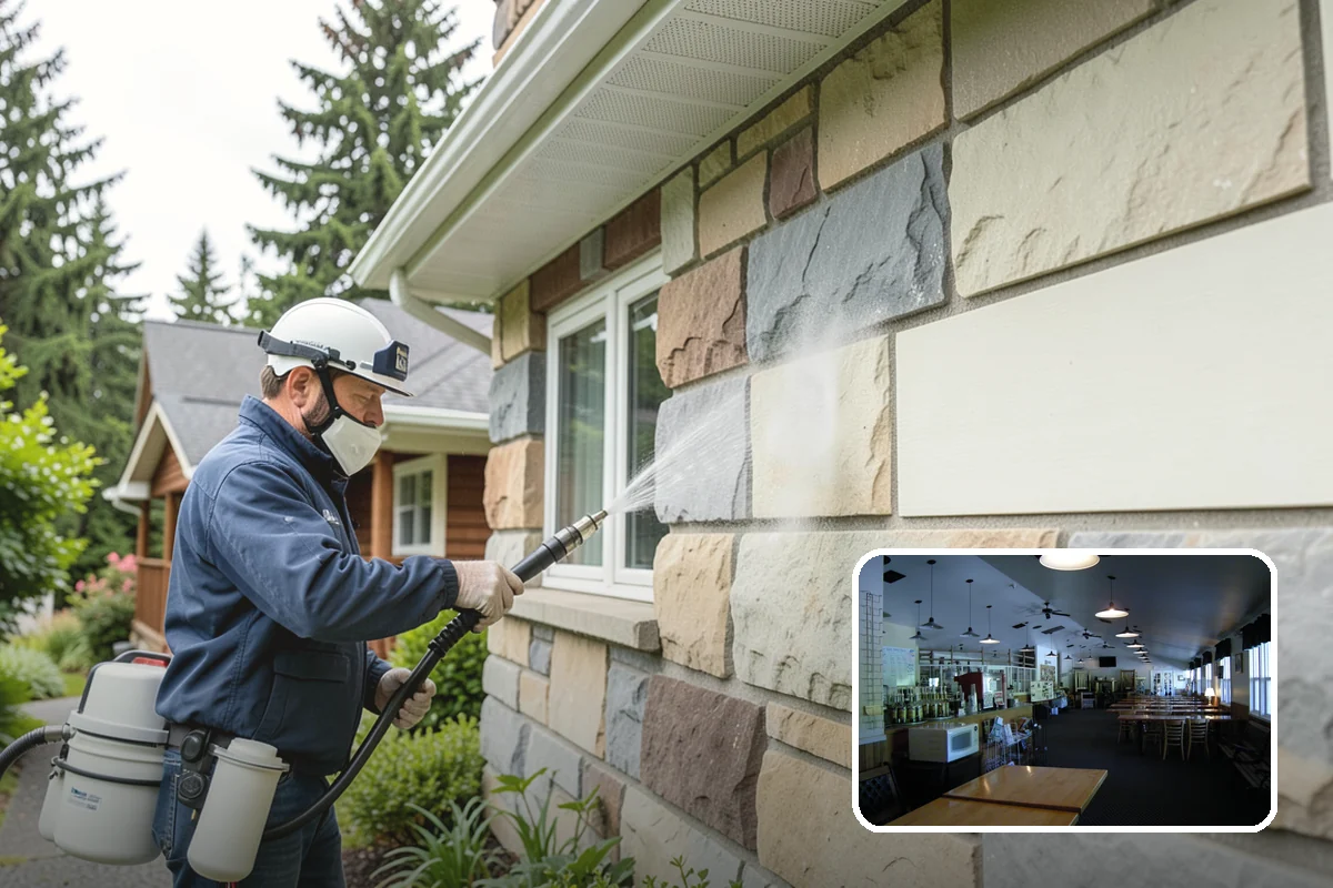 Wood Surface Cleaning in Black Diamond, King County, WA - Removes mildew and surface graying from wood