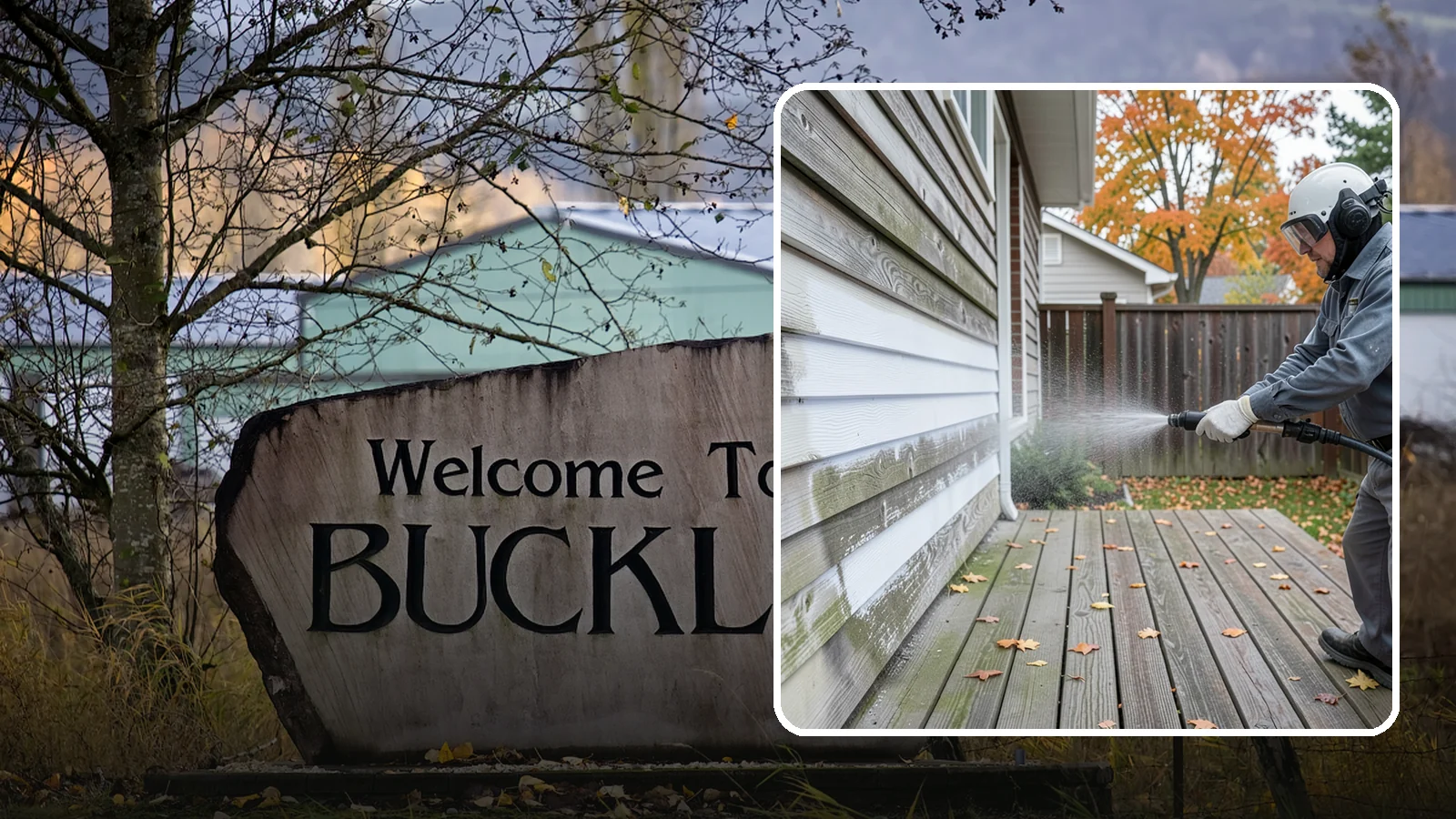 Wood Surface Cleaning in Buckley, Pierce County, WA - Soft, wood-safe cleaning of siding, decks, and wood features that removes mildew and graying without splintering the grain.