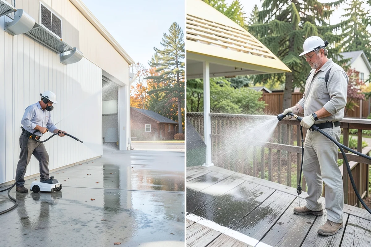 Wood Surface Cleaning in Buckley, Pierce County, WA - Inspect the wood and its condition