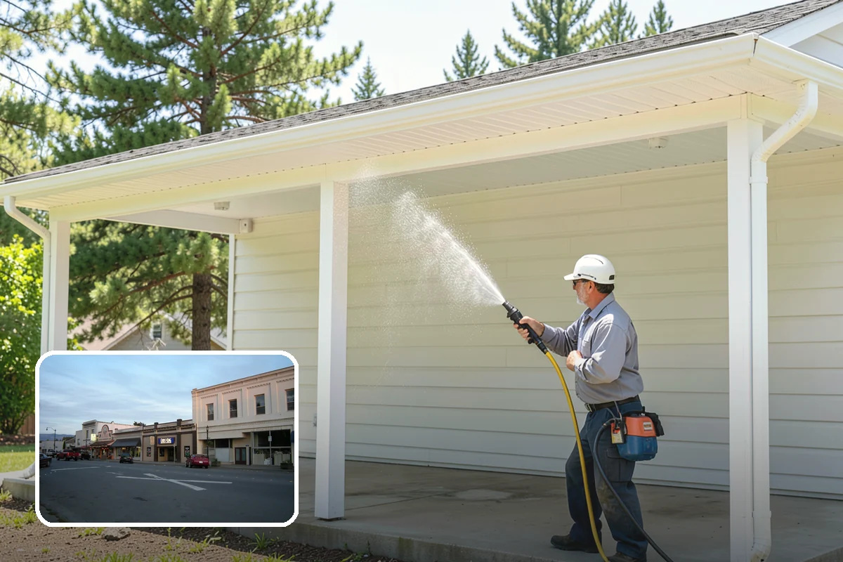 Wood Surface Cleaning in Burlington, Skagit County, WA - Removes mildew and surface graying from wood