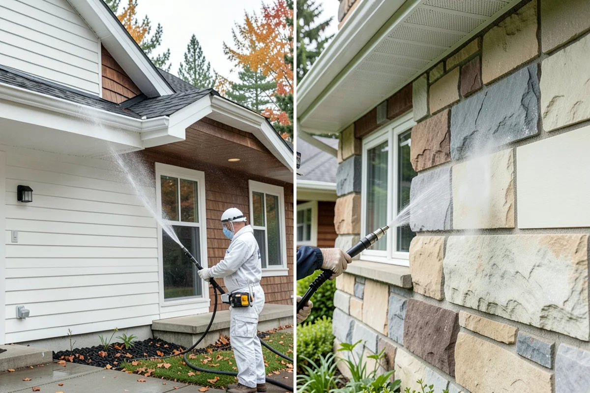 Wood Surface Cleaning in DuPont, Pierce County, WA - Inspect the wood and its condition