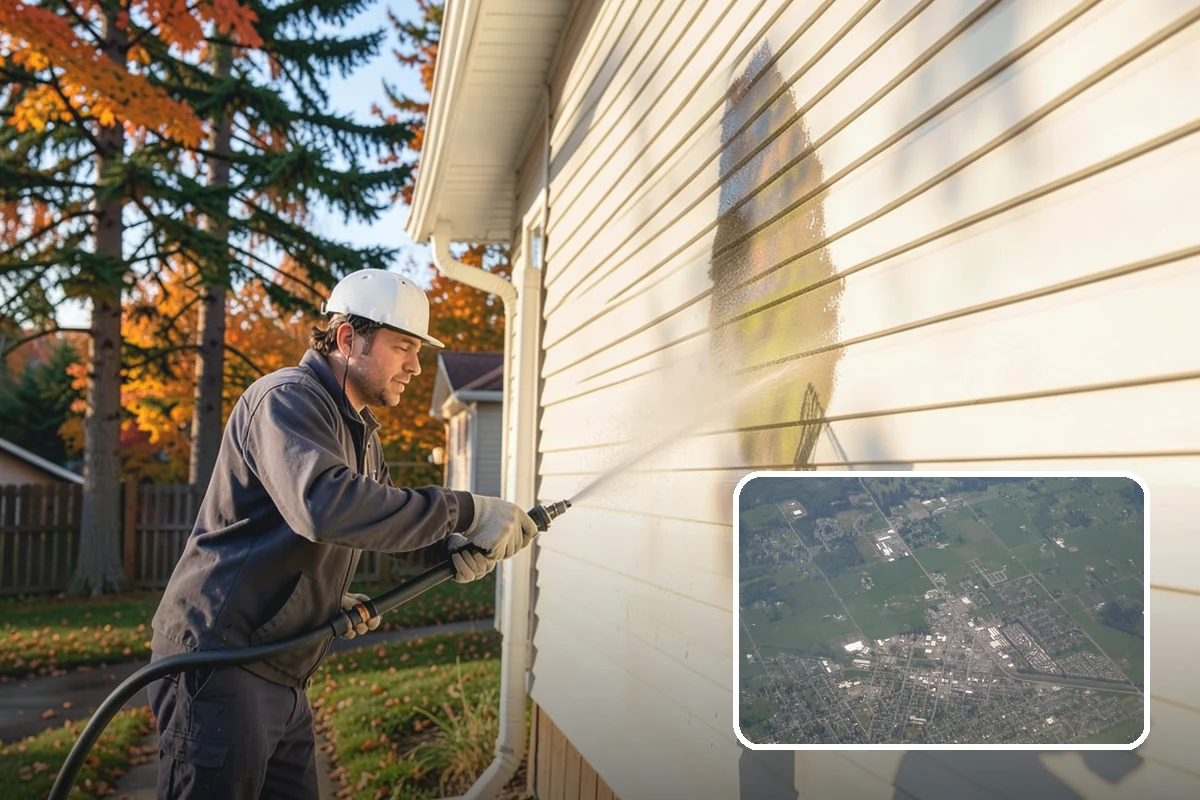Wood Surface Cleaning in Enumclaw, King County, WA - Removes mildew and surface graying from wood