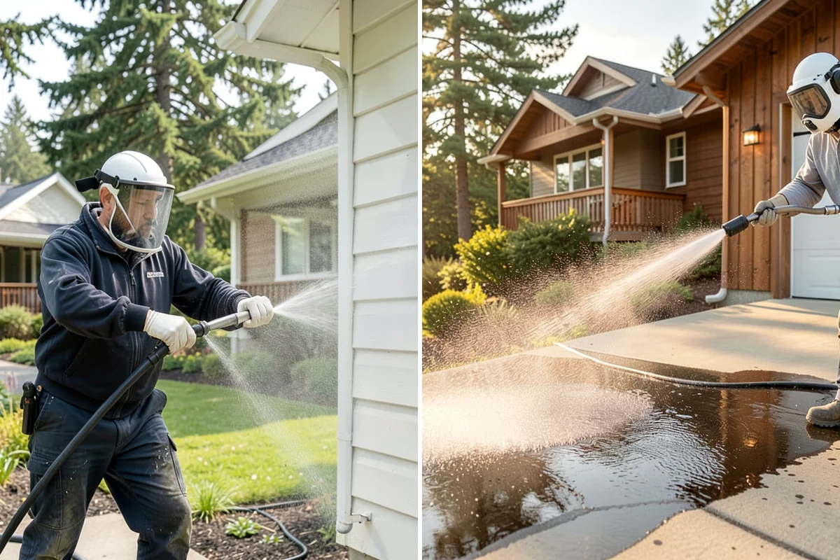Wood Surface Cleaning in Enumclaw, King County, WA - Inspect the wood and its condition