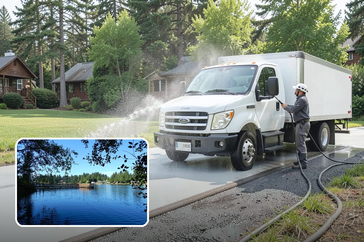 Wood Surface Cleaning in Federal Way, King County, WA - Removes mildew and surface graying from wood