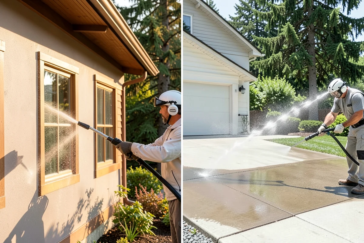 Wood Surface Cleaning in Gig Harbor, Pierce County, WA - Inspect the wood and its condition