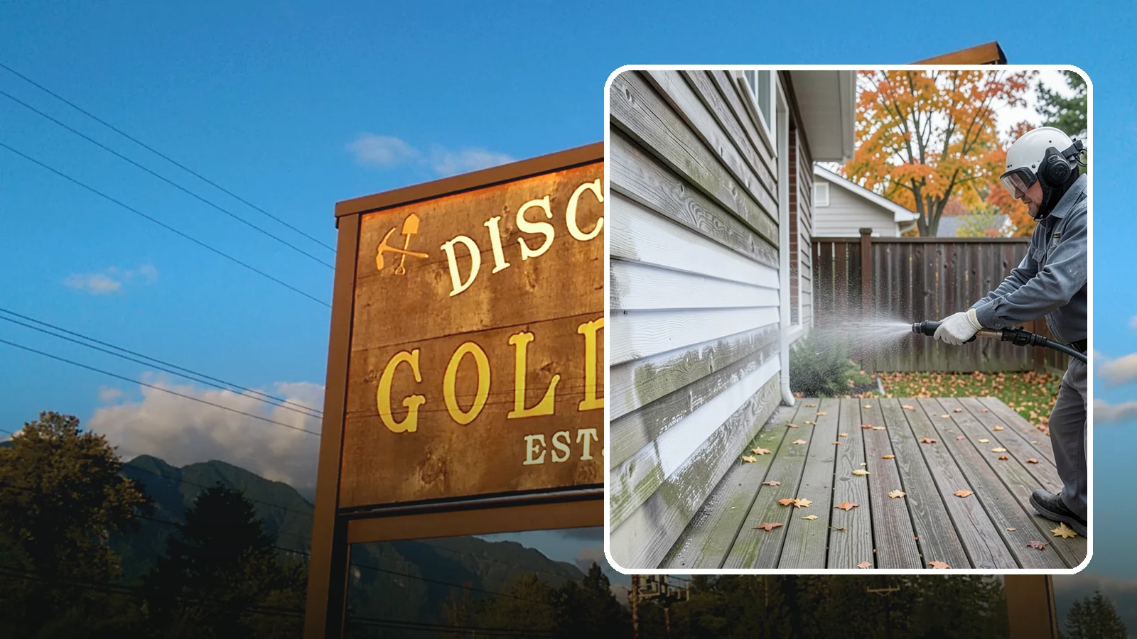 Wood Surface Cleaning in Gold Bar, Snohomish County, WA - Soft, wood-safe cleaning of siding, decks, and wood features that removes mildew and graying without splintering the grain.
