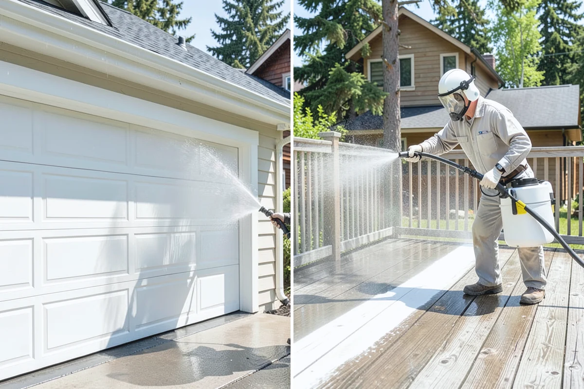 Wood Surface Cleaning in Granite Falls, Snohomish County, WA - Inspect the wood and its condition
