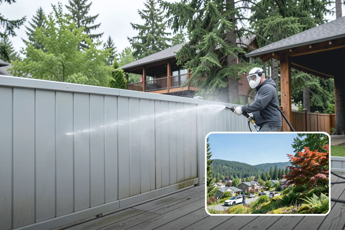 Wood Surface Cleaning in Index, Snohomish County, WA - Removes mildew and surface graying from wood